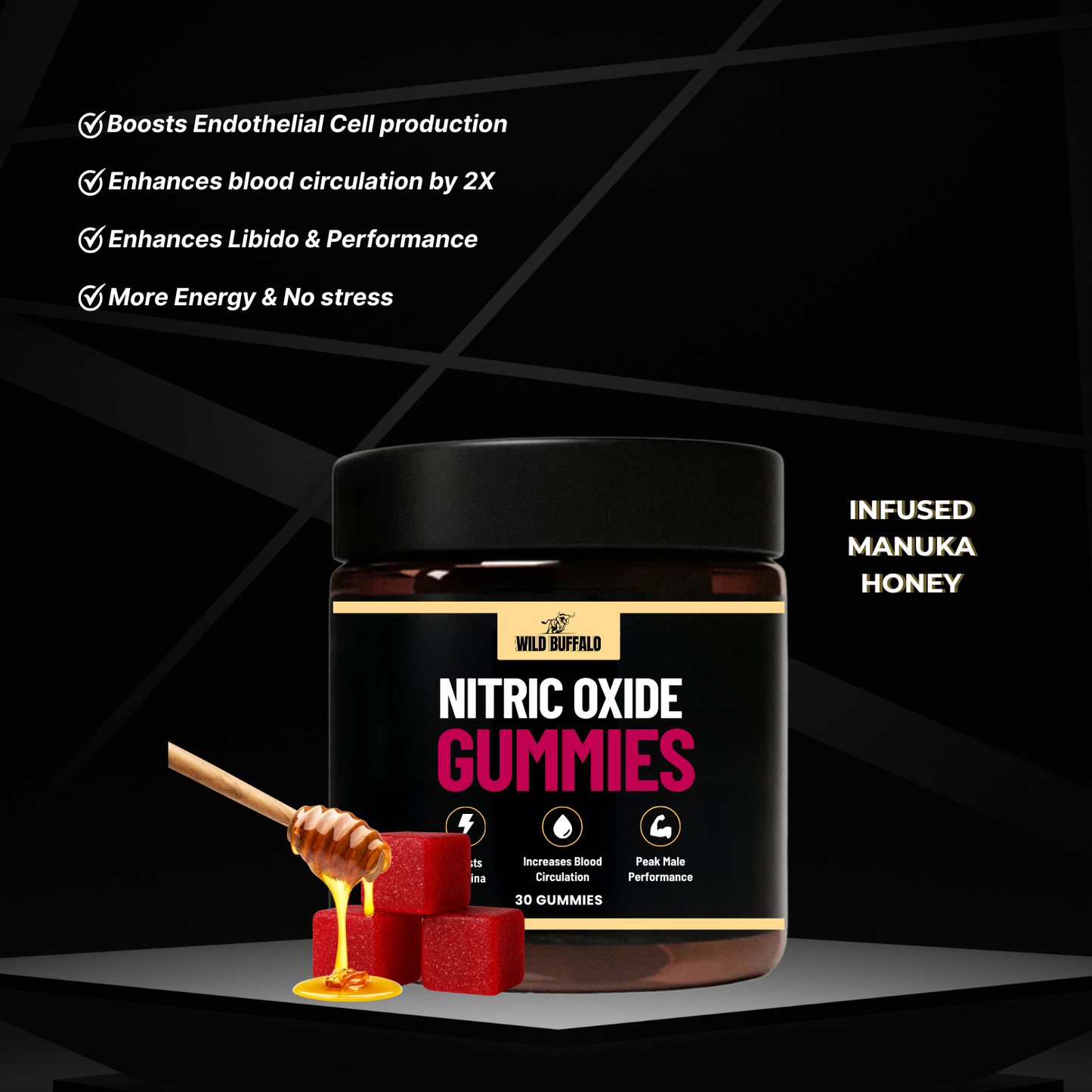 Buffalo Bites ‒ 11 in 1 Nitric Oxide Gummies